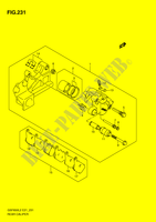 PINZA POSTERIORE (GSF650L2 E21) per Suzuki BANDIT 650 2014