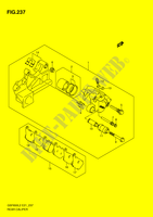 PINZA POSTERIORE (GSF650SAL2 E21) per Suzuki BANDIT 650 2014