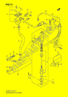 CILINDRO PRINCIPALE POSTERIORE (DL650AK7/AK8/AK9/AL0/AUEL0) per Suzuki V-STROM 650 2007
