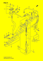 CILINDRO PRINCIPALE POSTERIORE (DL650AK7/AK8/AK9/AL0) per Suzuki V-STROM 650 2007