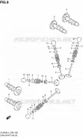CAMME   VALVOLE per Suzuki V-STROM 650 2013