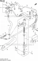 CILINDRO PRINCIPALE POSTERIORE per Suzuki V-STROM 650 2013
