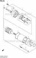 MOTORINO D'AVVIAMENTO per Suzuki V-STROM 650 2013