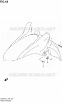 PARAFANGO ANTERIORE per Suzuki V-STROM 650 2013
