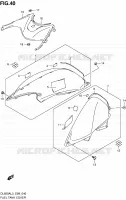 RIVESTIMENTO SERBATOIO per Suzuki V-STROM 650 2013