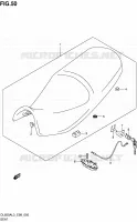 SEDILE per Suzuki V-STROM 650 2013