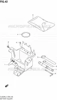 VASCA DI BATTERIA   UTENSILI per Suzuki V-STROM 650 2013