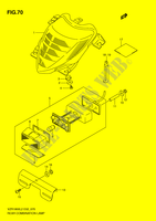 FANALE POSTERIORE (VZR1800L2 E02) per Suzuki INTRUDER 1800 2012