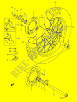 RUOTA POSTERIORE (MODELE L/M/N/P) per Suzuki DR 350 1992