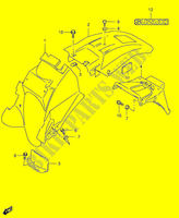 PARAFANGO POSTERIORE (MODELE K4/K5 E24) per Suzuki DR 650 2001