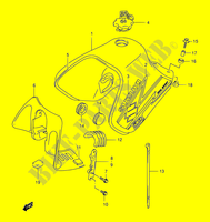 SERBATOIO CARBURANTE (MODELE K3) per Suzuki DR 650 2003