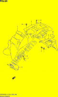 PARAFANGO POSTERIORE (DR650SEL3 E03) per Suzuki DR 650 2013
