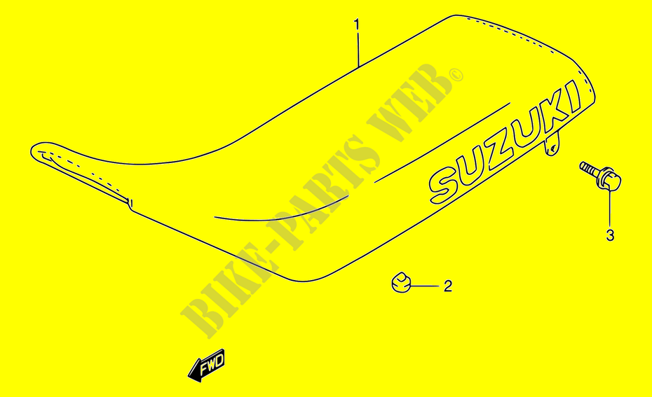 SEDILE per Suzuki DS 80 1998