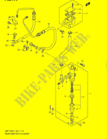 CILINDRO PRINCIPALE POSTERIORE (GSF1250AL1 E24) per Suzuki BANDIT 1250 2011