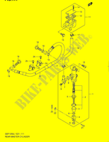 CILINDRO PRINCIPALE POSTERIORE (GSF1250L1 E21) per Suzuki BANDIT 1250 2011