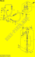 CILINDRO PRINCIPALE POSTERIORE (GSF1250SAK7/SAK8/SAK9) per Suzuki BANDIT 1250 2007