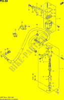 CILINDRO PRINCIPALE POSTERIORE per Suzuki GSR 750 2014