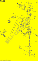 CILINDRO PRINCIPALE POSTERIORE (GSR750L2 E24) per Suzuki GSR 750 2012