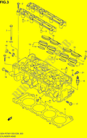 TESTA CILINDRO per Suzuki GSX-R 750 2002