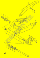 BRACCIO OSCILLANTE POSTERIORE (MODELE N/P) per Suzuki GSX-R 750 1992