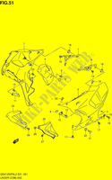 CARENATURA INFERIORE per Suzuki GSX-F 1250 2014
