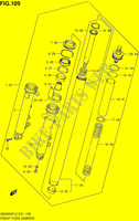 AMMORTIZZATORE FORCELLA ANTERIORE (GSX650FAL2 E21) per Suzuki GSX-F 650 2014