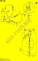 CILINDRO PRINCIPALE POSTERIORE (GSX650FAL2 E21) per Suzuki GSX-F 650 2012