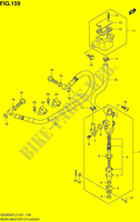 CILINDRO PRINCIPALE POSTERIORE (GSX650FL2 E24) per Suzuki GSX-F 650 2014
