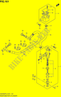 CILINDRO PRINCIPALE POSTERIORE (GSX650FUL2 E24) per Suzuki GSX-F 650 2014