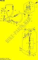 CILINDRO PRINCIPALE POSTERIORE per Suzuki GSX-F 650 2013