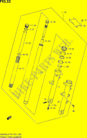 AMMORTIZZATORE FORCELLA ANTERIORE (GW250L3 P21) per Suzuki INAZUMA 250 2014