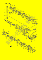 TRASMISSIONE (MODEL M/R E02,E04,E15,E16,E17,E18,E22,E25,E39,E53) per Suzuki SAVAGE 650 1988