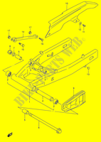 BRACCIO OSCILLANTE POSTERIORE (MODELE T/V) per Suzuki RF 600 1997