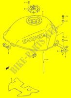 SERBATOIO CARBURANTE (MODELE V) per Suzuki RF 600 1997
