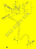 CILINDRO PRINCIPALE FRENO ANT per Suzuki RMX 250 1998