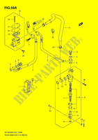 CILINDRO PRINCIPALE POSTERIORE (SFV650AK9/UAK9/AL0/UAL0) per Suzuki GLADIUS 650 2009
