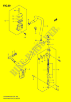 CILINDRO PRINCIPALE POSTERIORE (SFV650K9/L0) per Suzuki GLADIUS 650 2009