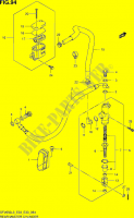 CILINDRO PRINCIPALE POSTERIORE (SFV650L3 E03) per Suzuki GLADIUS 650 2013