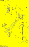 CILINDRO PRINCIPALE POSTERIORE (SFV650UL3 E21) per Suzuki GLADIUS 650 2013