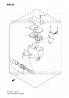 CILINDRO PRINCIPALE FRENO ANT per Suzuki GLADIUS 650 2010