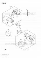 INDICATORE per Suzuki GLADIUS 650 2010