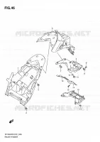 PARAFANGO POSTERIORE per Suzuki GLADIUS 650 2010