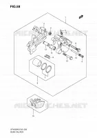 PINZA FRENO POSTERIORE (SFV650K9/UK9/L0/UL0) per Suzuki GLADIUS 650 2010