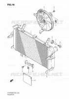 RADIATORE per Suzuki GLADIUS 650 2010