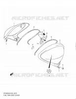 TAPPO DI SERBATOIO DI CARBURANTE LATERALE (MODEL L0) per Suzuki GLADIUS 650 2010
