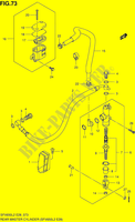 CILINDRO PRINCIPALE POSTERIORE (SFV650L2 E28) per Suzuki GLADIUS 650 2012
