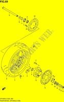 RUOTA POSTERIORE (SFV650L2 E28) per Suzuki GLADIUS 650 2012