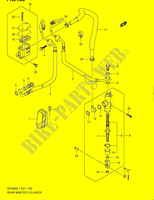 CILINDRO PRINCIPALE POSTERIORE (SFV650AL1 E21) per Suzuki GLADIUS 650 2011