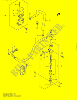 CILINDRO PRINCIPALE POSTERIORE (SFV650L1 E21) per Suzuki GLADIUS 650 2011