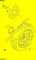  MANICHETTA FRENO POSTERIORE (UH125L4 P02) per Suzuki BURGMAN 125 2015